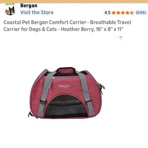 Pet travel carrier